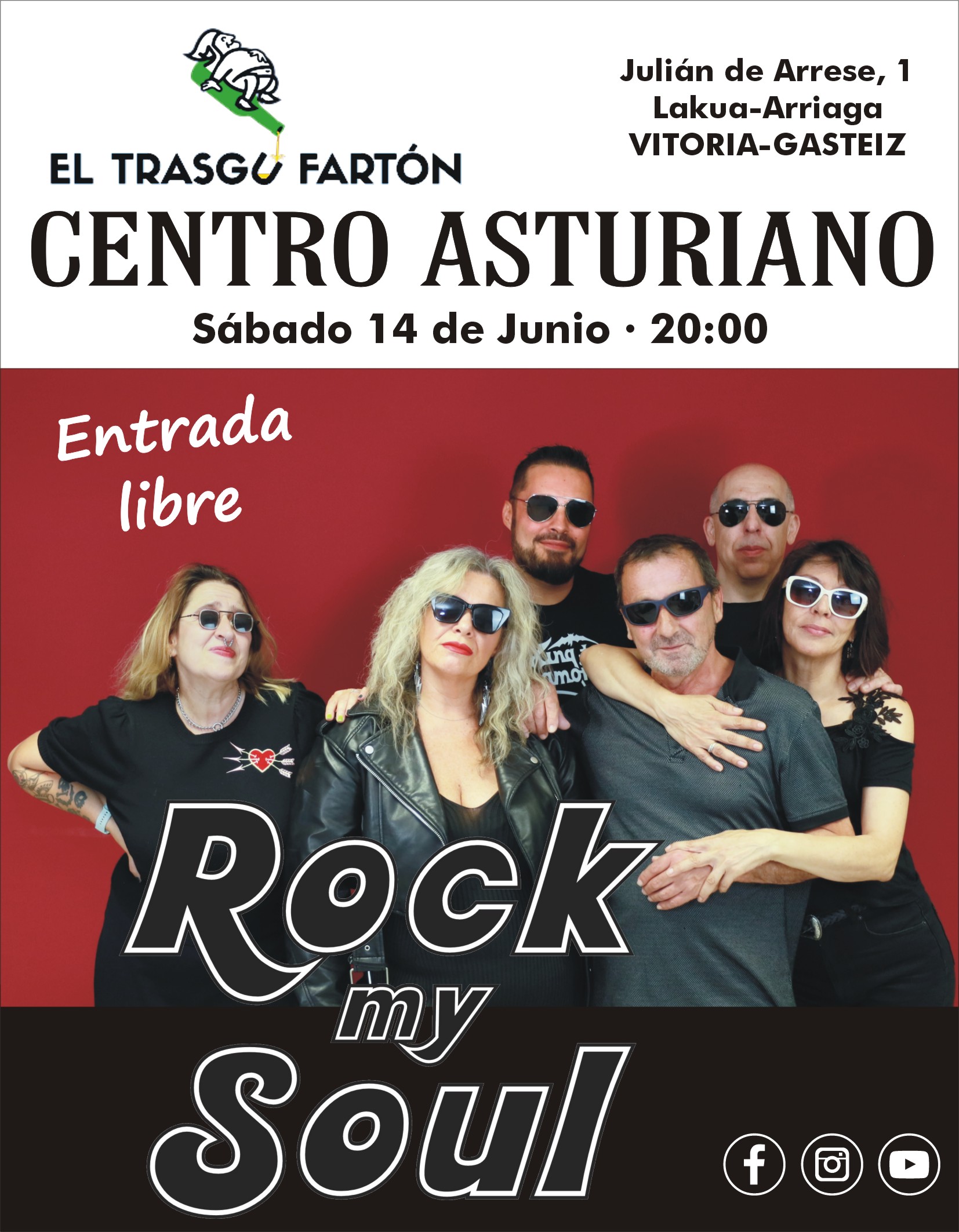 Rock my Soul en el Centro Asturiano